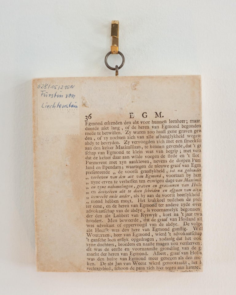 ANTIQUE MINIATURE PORTRAIT OF THE PRINCESS OF LIECHTENSTEIN