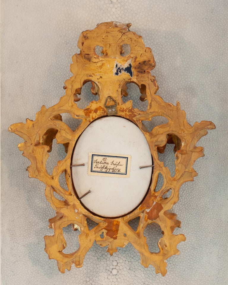 ANTIQUE MINIATURE PORTRAIT OF ISABELLA VON TRAUFFKIRCHEN-ENGELBERG