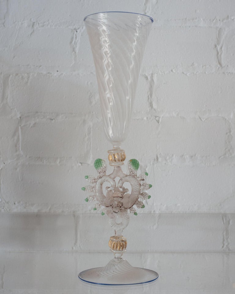 ANTIQUE MURANO FLUTE/VASE