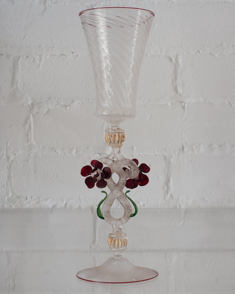 ANTIQUE MURANO FLUTE/VASE