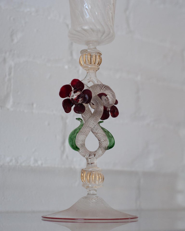 ANTIQUE MURANO FLUTE/VASE