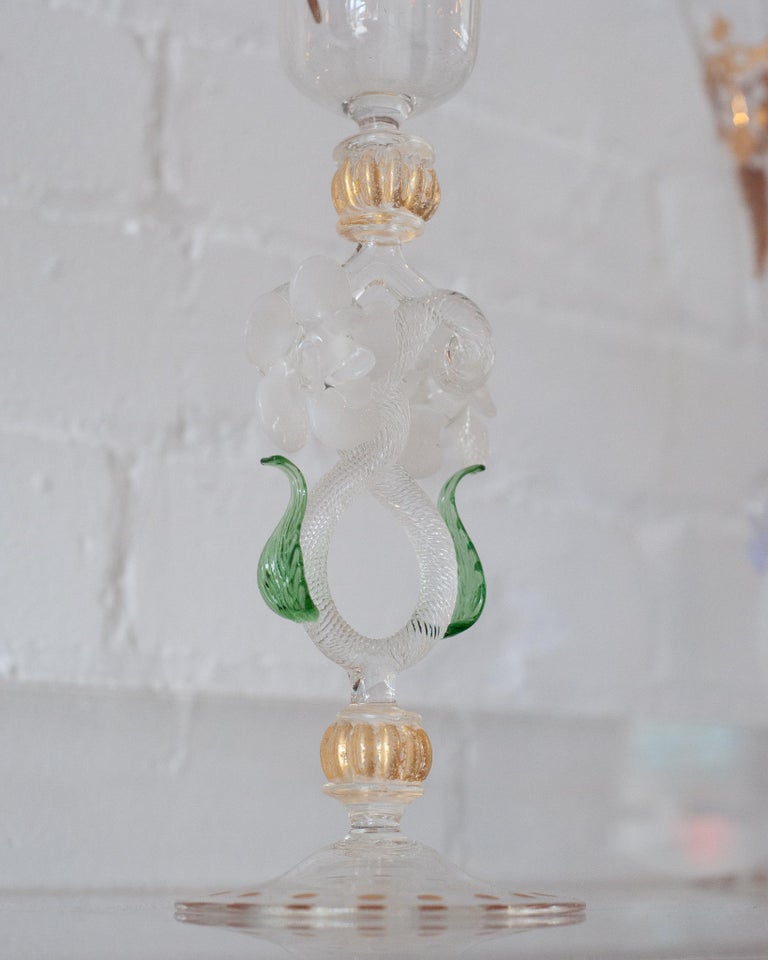 ANTIQUE MURANO FLUTE/VASE