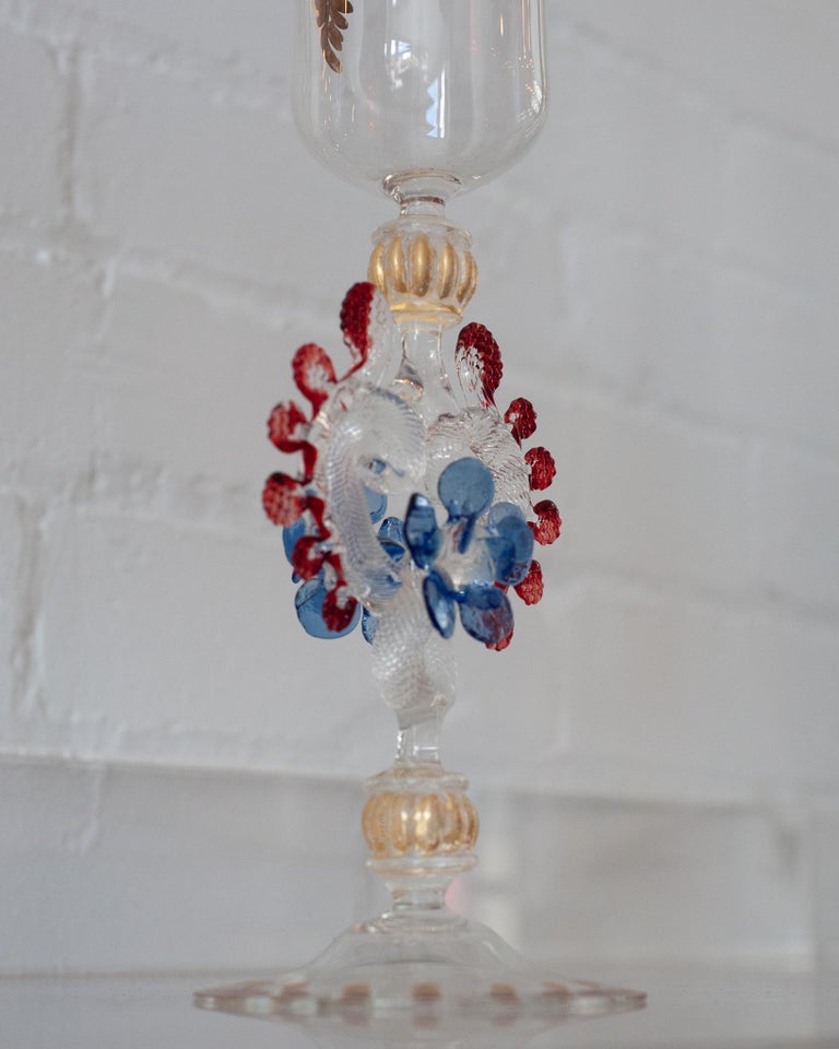 ANTIQUE MURANO FLUTE/VASE