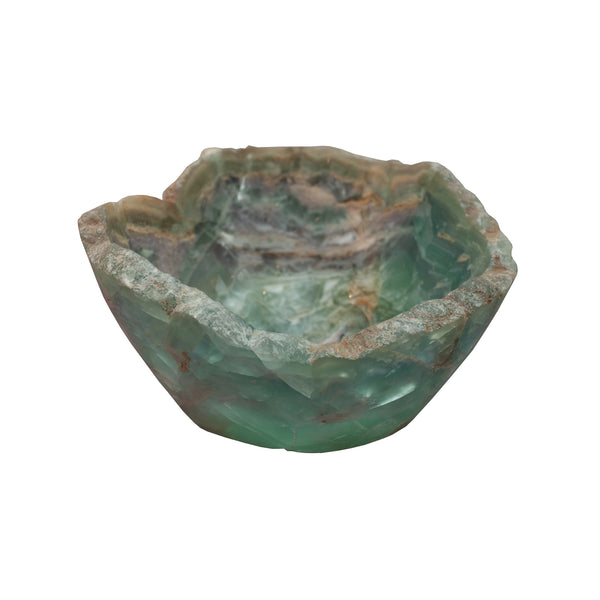 CONTEMPORARY FREE FORM FLUORITE BOWL