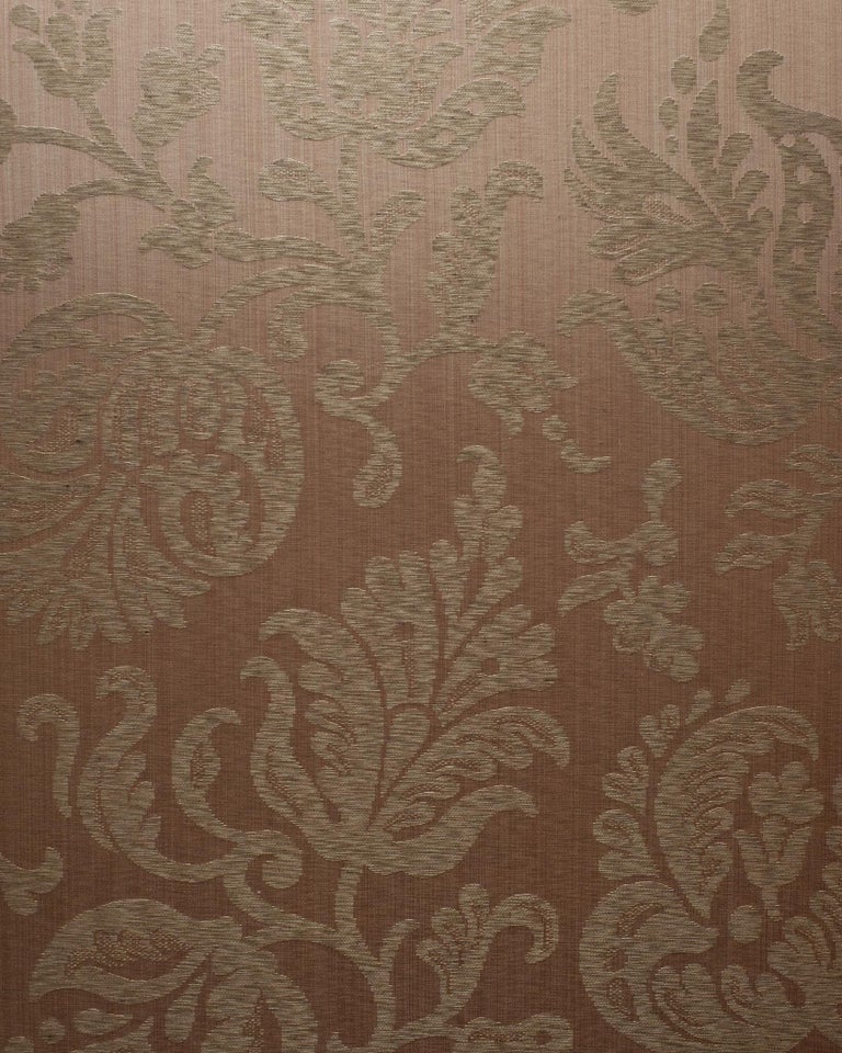 ANTIQUE FRENCH NAPOLEON III GILT FIREPLACE SCREEN WITH NEWLY UPHOLSTERED PANELS