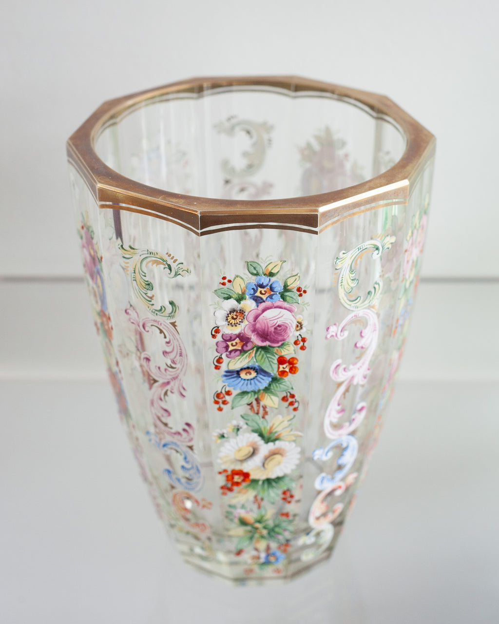ANTIQUE BOHEMIAN MOSER VASE