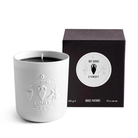 L'OBJET BOIS SAUVAGE PORCELAIN CANDLE