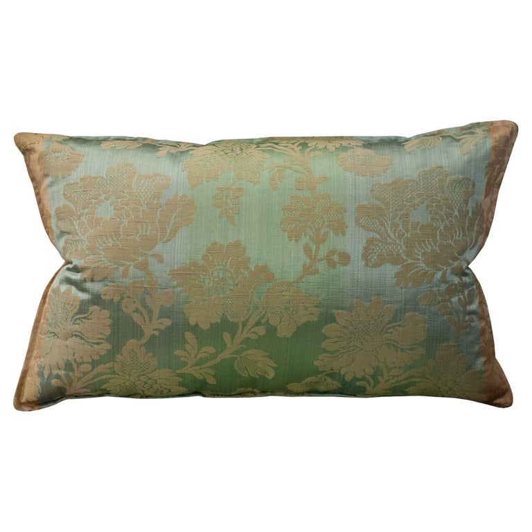 STUDIO MAISON NURITA MULTICOLOUR DÉGRADÉ FLORAL BROCADE PILLOW