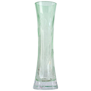 CONTEMPORARY GREEN MOSER IRIS VASE