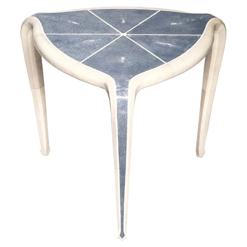 SHAGREEN NAVY TRIPOD TABLE