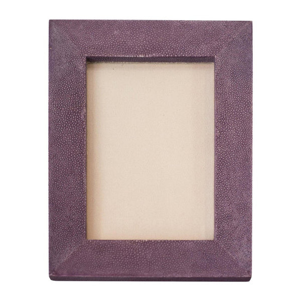 SMALL SHAGREEN LAVENDER FRAME