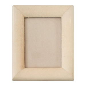 MEDIUM SHAGREEN CRÈME FRAME