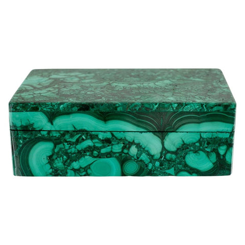 CONTEMPORARY CONGO MALACHITE BOX