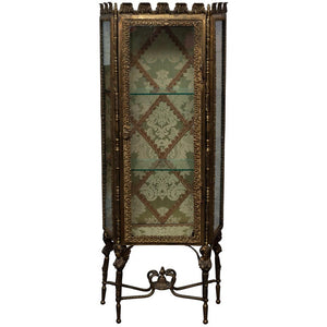 ANTIQUE BRONZE JEWELLERY CABINET