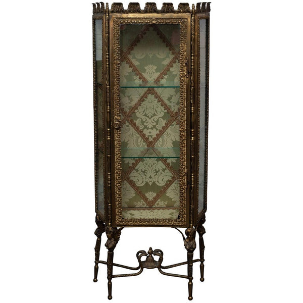 ANTIQUE BRONZE JEWELLERY CABINET