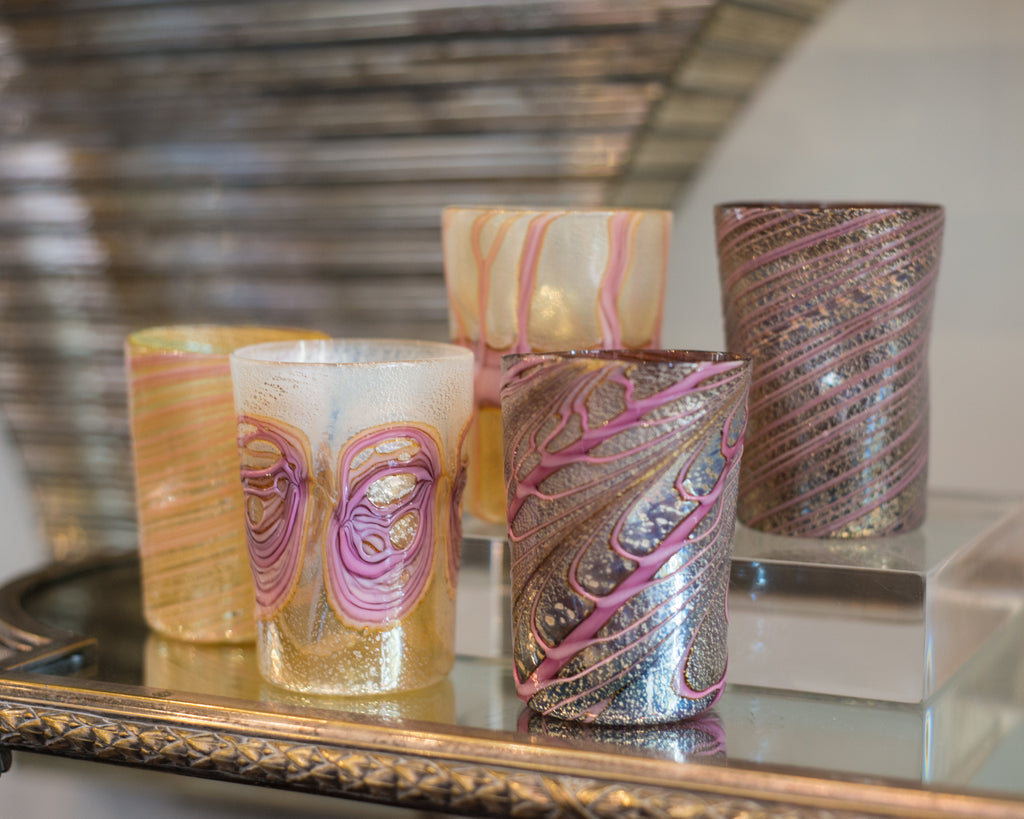 CONTEMPORARY MURANO TUMBLERS