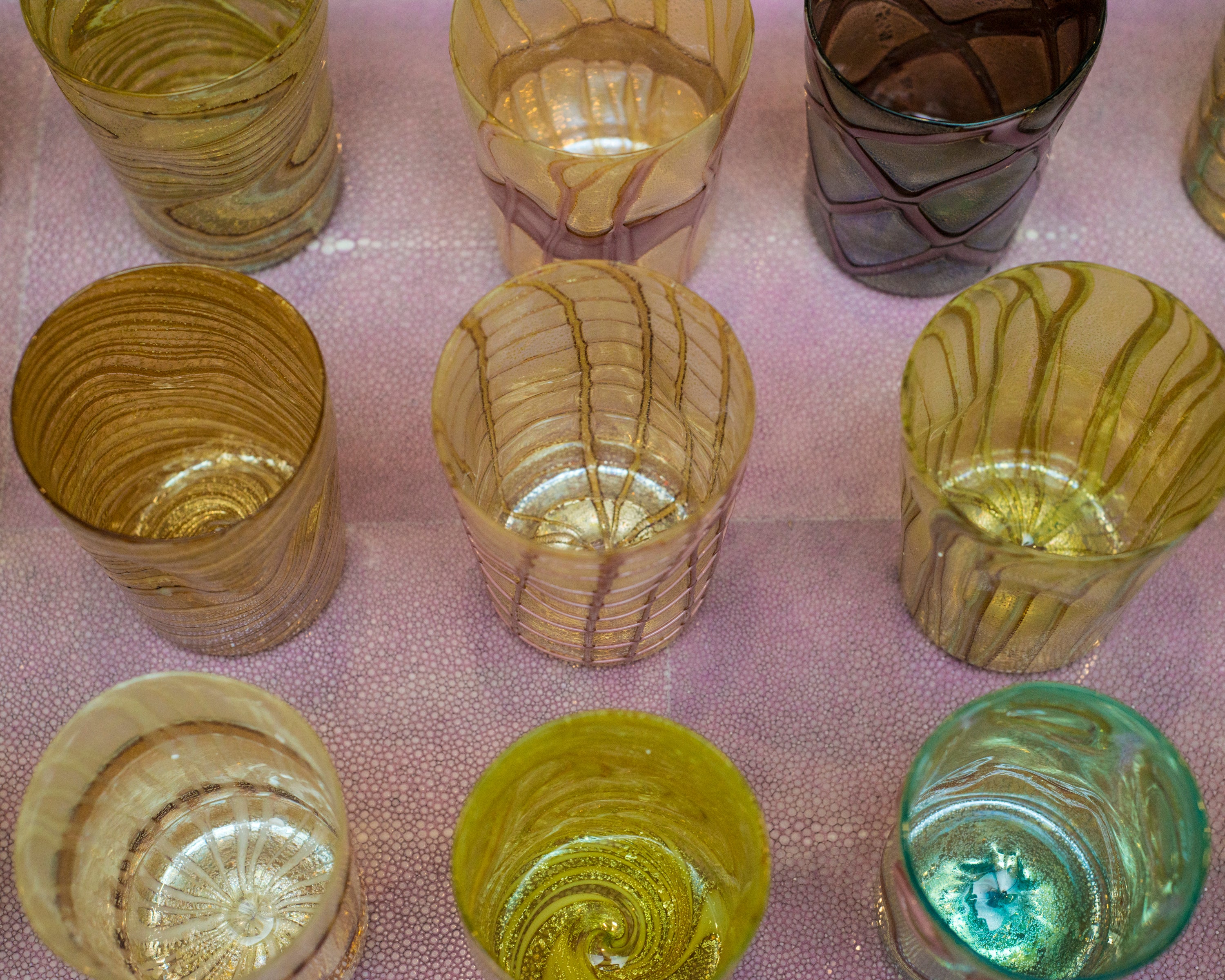 CONTEMPORARY MURANO TUMBLERS