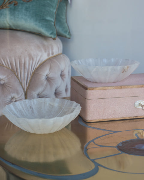 These finely carved Rock Crystal lotus bowls have just been unpacked at Maison Nurita. The lotus flower is an old and significant symbol which represents spiritual enlightenment. This symbol, enhanced with the healing energy of Rock Crystal, invites balance and a sense of calm into one’s home.