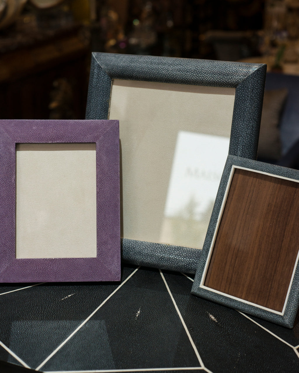 Shagreen Picture Frames Detail Shot