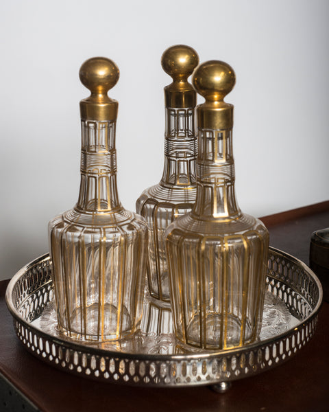 ANTIQUE BACCARAT GILT DECANTER