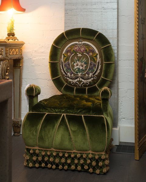 STUDIO MAISON NURITA NAPOLEON III INSPIRED BEADED ARMCHAIR