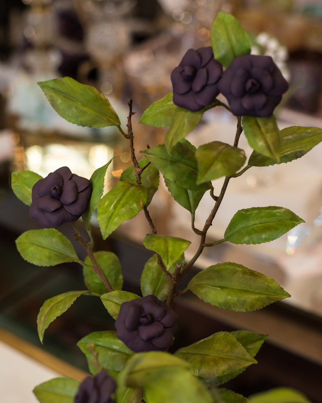 LARGE PURPLE CAMELLIA TREE