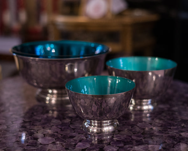 MID-CENTURY MEDIUM STERLING BOWL