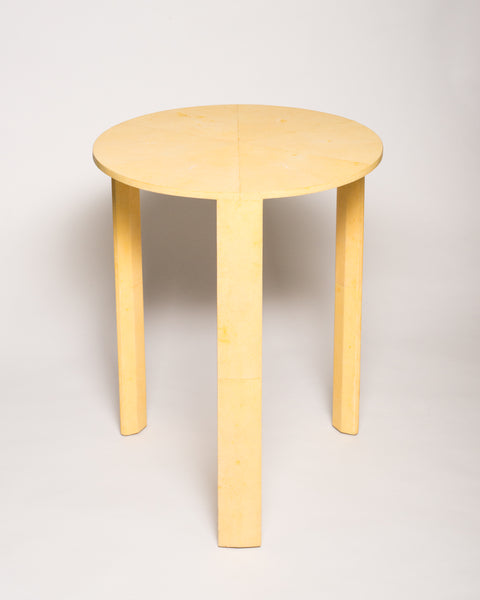 Brighten up your home with this canary yellow Shagreen side table. In a monochromatic world of grey, this table will add that perfect pop of colour that you’ve been looking for.