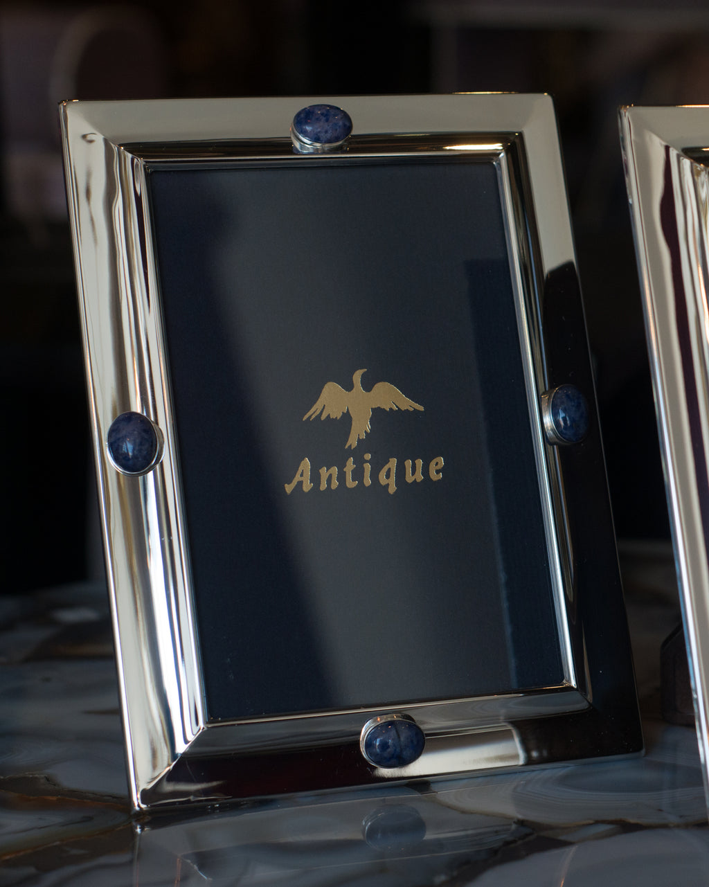 Nurit recently had the pleasure of travelling to Portugal, and the first of her amazing finds has just arrived at Maison Nurita. Each one of these refined Sterling Silver picture frames features a semi-precious stone or sterling silver ornamentation. Even the back is beautifully finished in a burled wood. They make a picture-perfect gift for an engagement, anniversary or any special occasion.