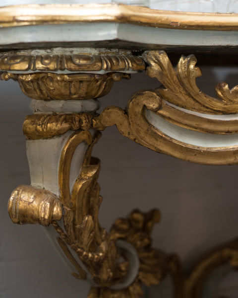 ANTIQUE BAROQUE FLORENTINE CONSOLE