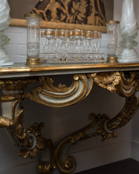 ANTIQUE BAROQUE FLORENTINE CONSOLE