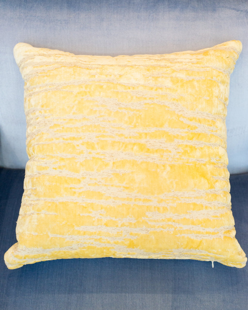 SABINA FAY BRAXTON YELLOW SYLVANIA VELVET PILLOW