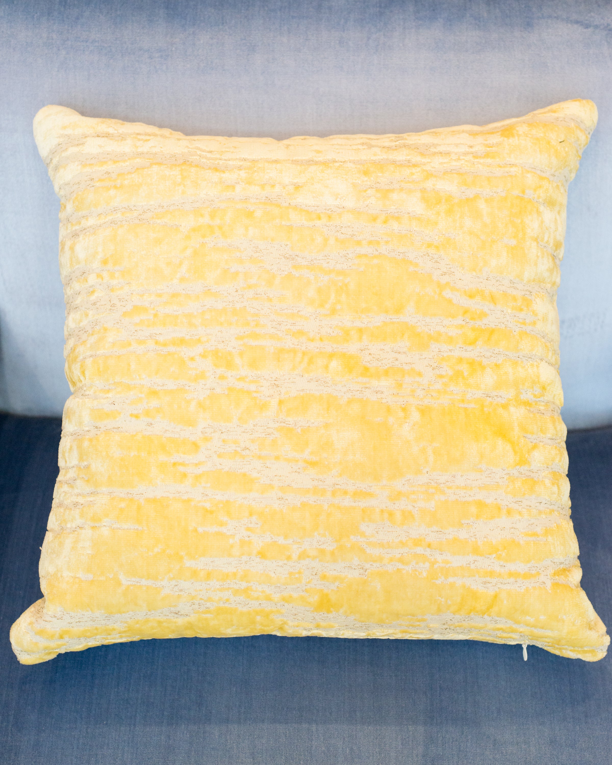 SABINA FAY BRAXTON YELLOW SYLVANIA VELVET PILLOW