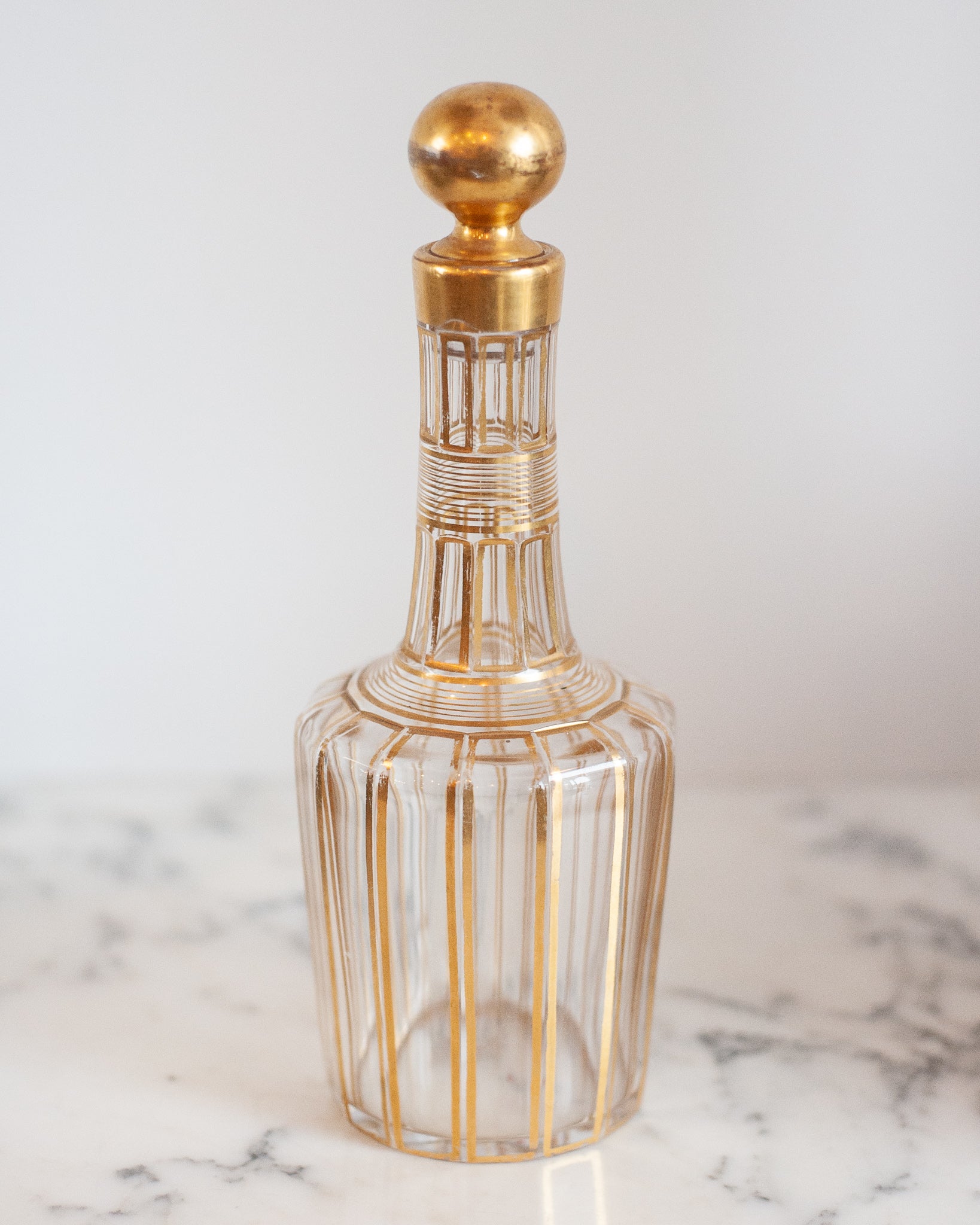 ANTIQUE BACCARAT GILT DECANTER