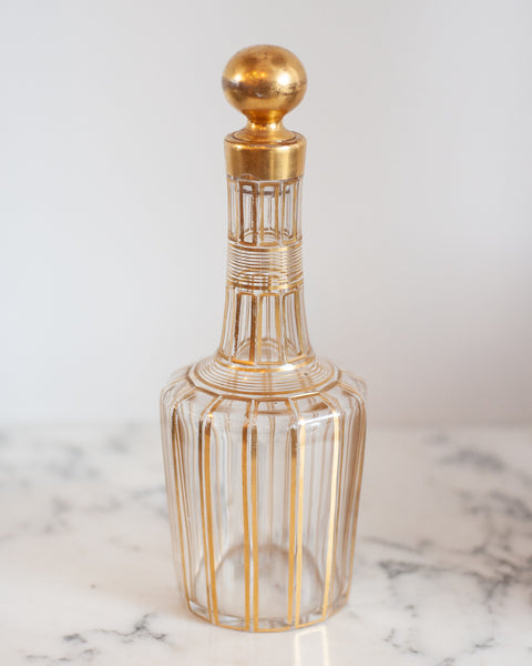 ANTIQUE BACCARAT GILT DECANTER