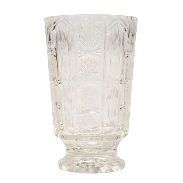 ANTIQUE ENGLISH CUT CRYSTAL VASE