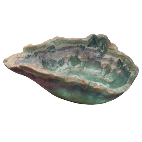 CONTEMPORARY FREE FORM FLUORITE BOWL