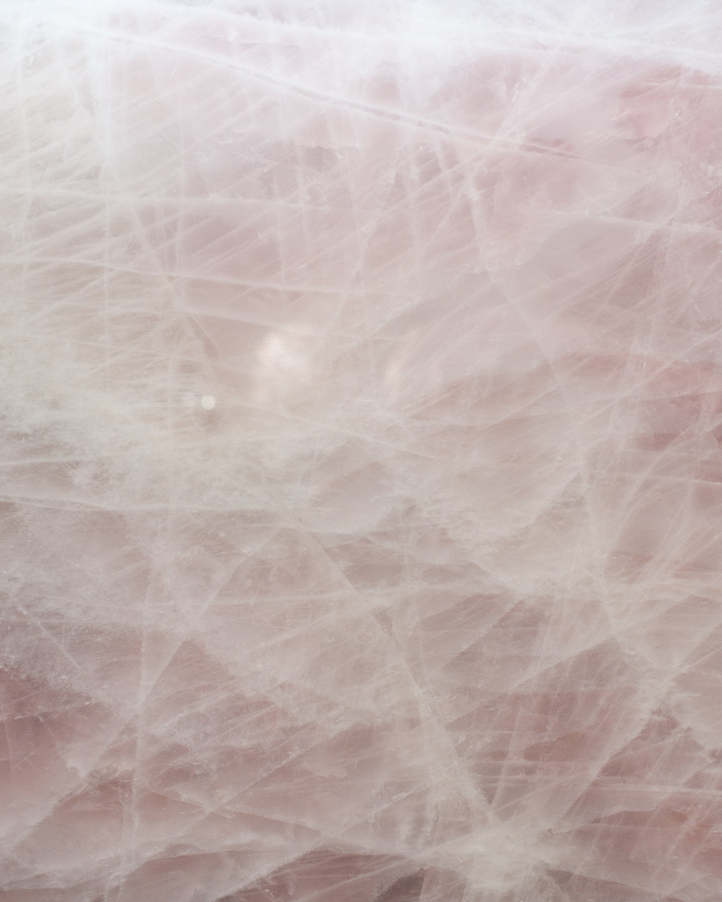 STUDIO MAISON NURITA ROSE QUARTZ & BRASS COFFEE TABLE