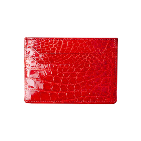 Contemporary Genuine Alligator Cardholder