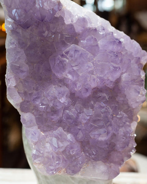 CONTEMPORARY LARGE SCALE AMETHYST 'MADONNA' SPECIMEN