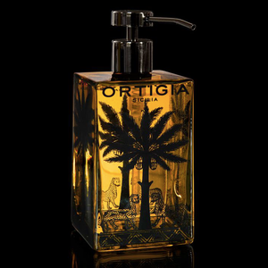 ORTIGIA ZAGARA GLASS BOTTLE LIQUID GLYCERINE HAND SOAP