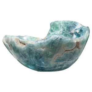 CONTEMPORARY FREE FORM FLUORITE BOWL