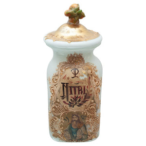 ANTIQUE MURANO GLASS PHARMACY / APOTHECARY CANISTER