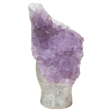 CONTEMPORARY LARGE SCALE AMETHYST 'MADONNA' SPECIMEN